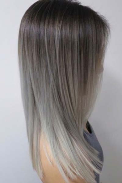 srebrni balayage