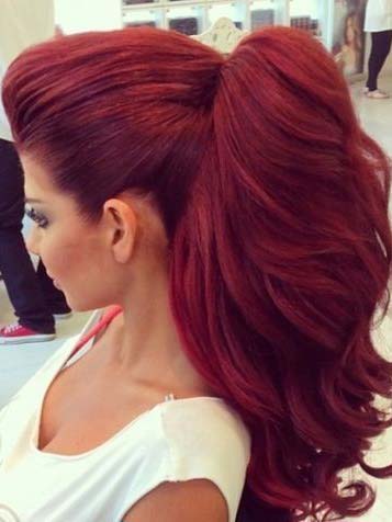 Crvena boja kose crveni tonovi kose