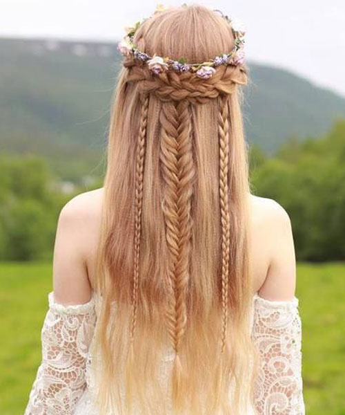 pletenice boho stil