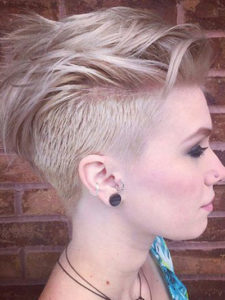 punk frizura