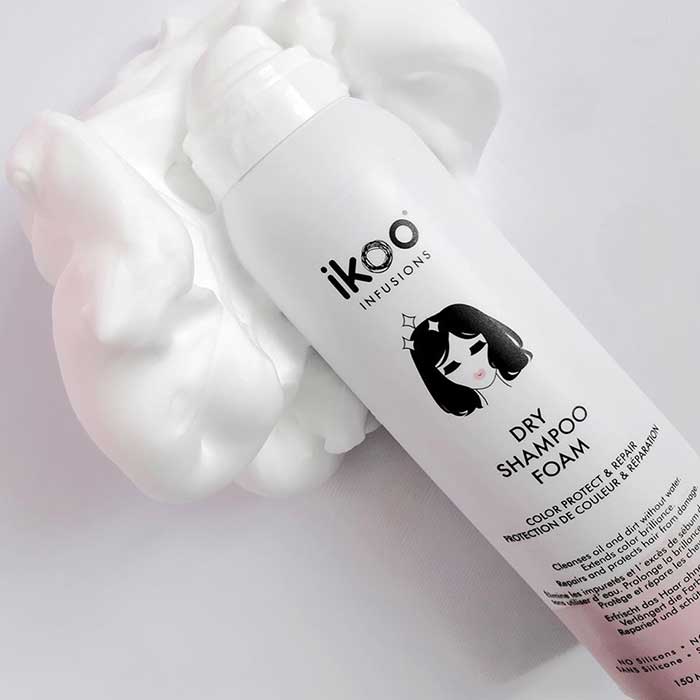 IKOO Infusions Color Protect & Repair Šampon pena za suvo pranje kose